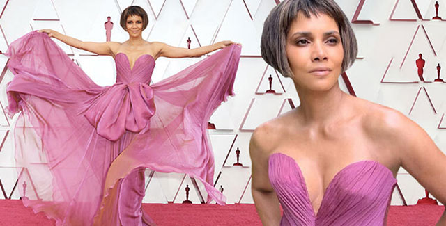 Halle Berry... KIRMIZI HALIDA TARZINI KONUŞTURDU!